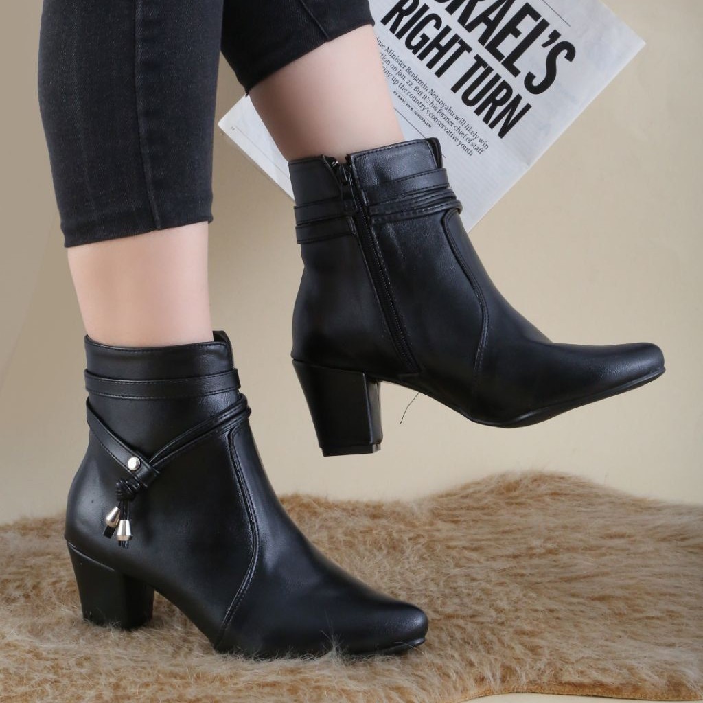 کفش نیم بوت پاشنه داره جدیدمون 