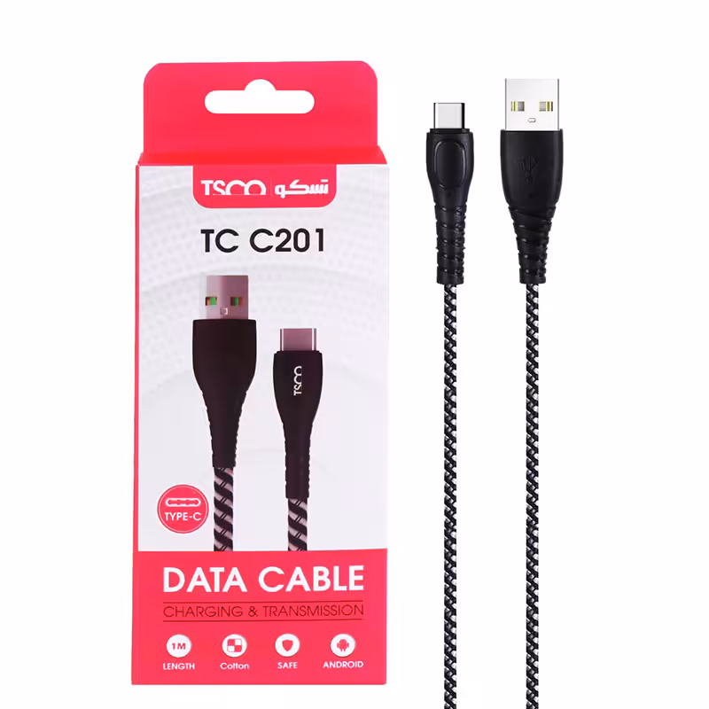 کابل شارژ Type-C تسکو TSCO TC C201