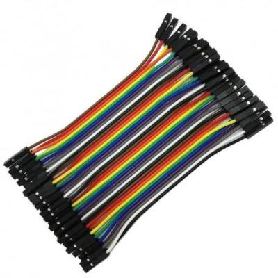مجموعه 4 عددی سیم جامپر ماده به ماده 10cm فلت 40 رشته
