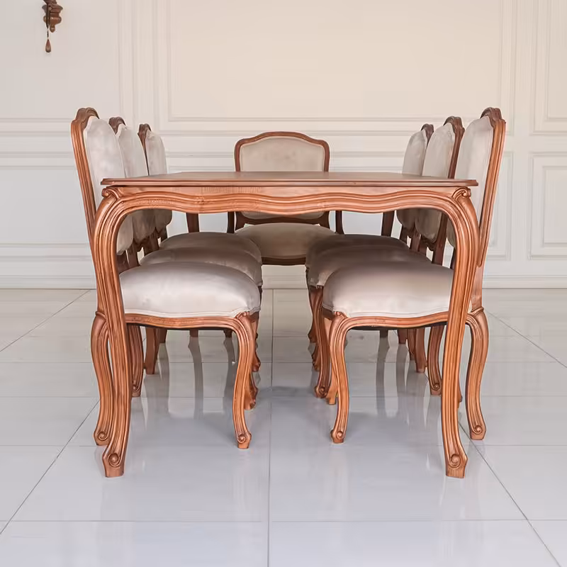 میز ناهارخوری کلاسیک مدل ابزاری فرانسوی