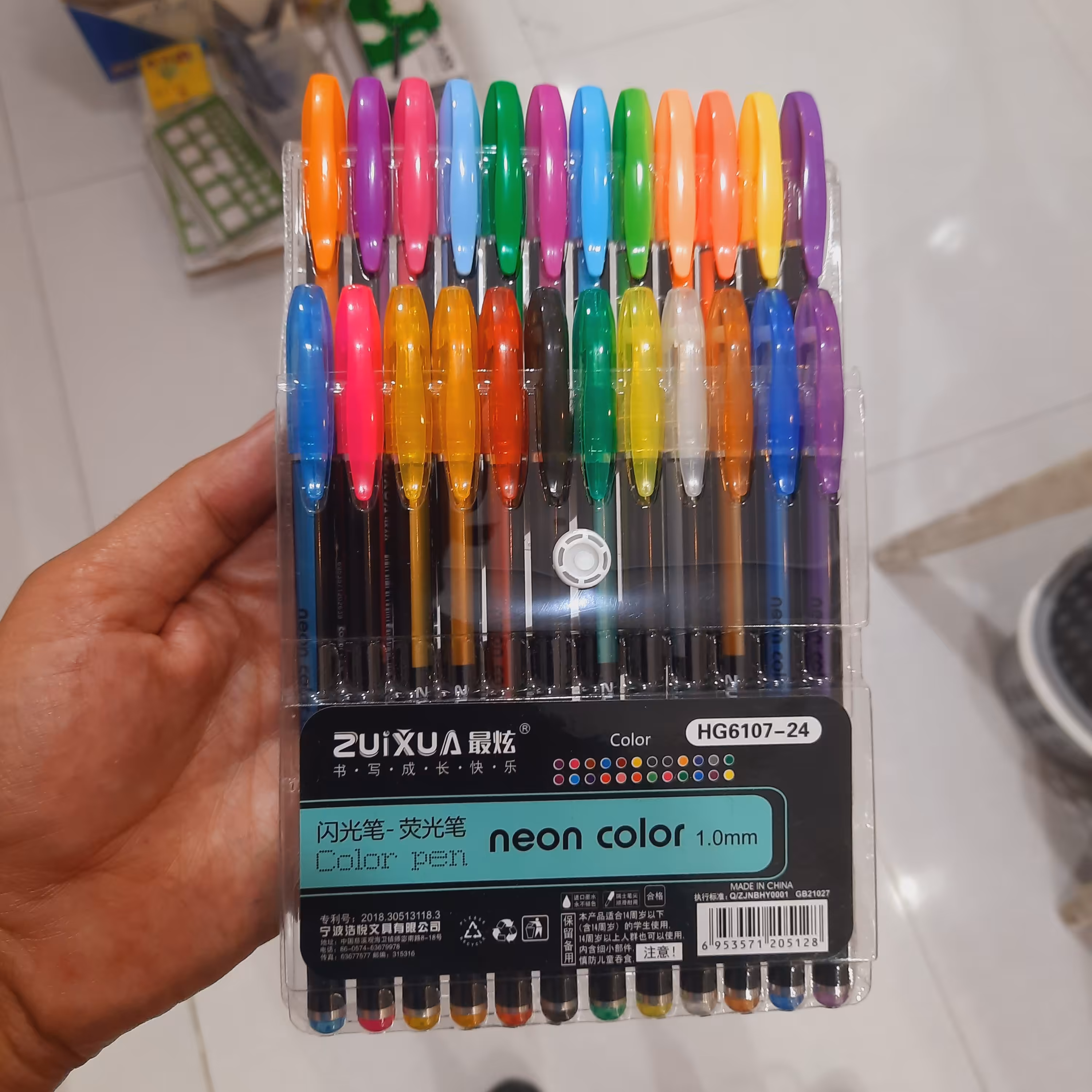 خودکار اکلیلی 24 رنگ