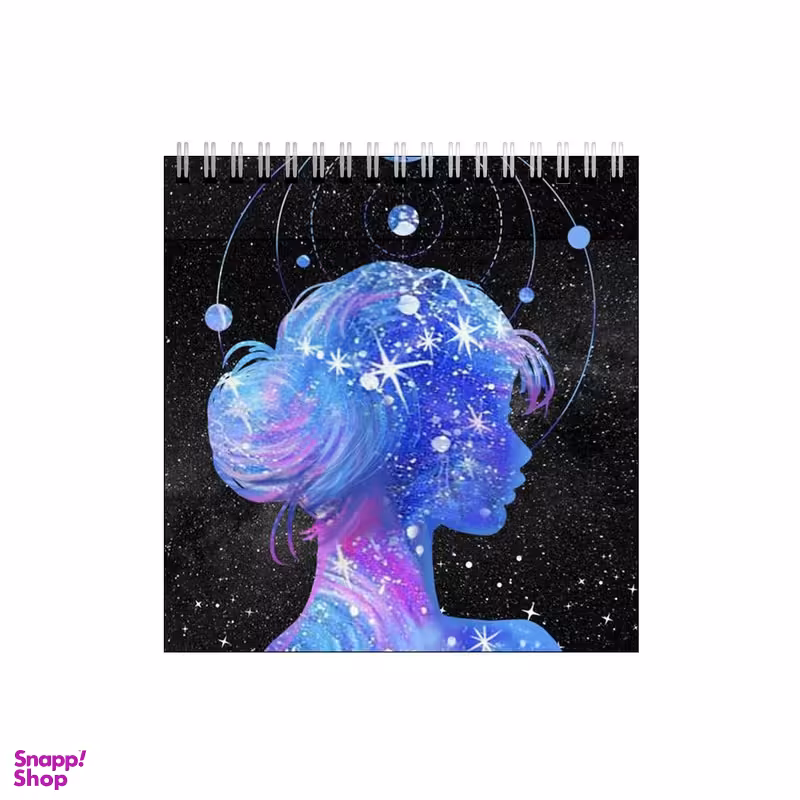 دفتر طراحی بامبیلیپ طرح دختر و منظومه شمسی کد 0438816