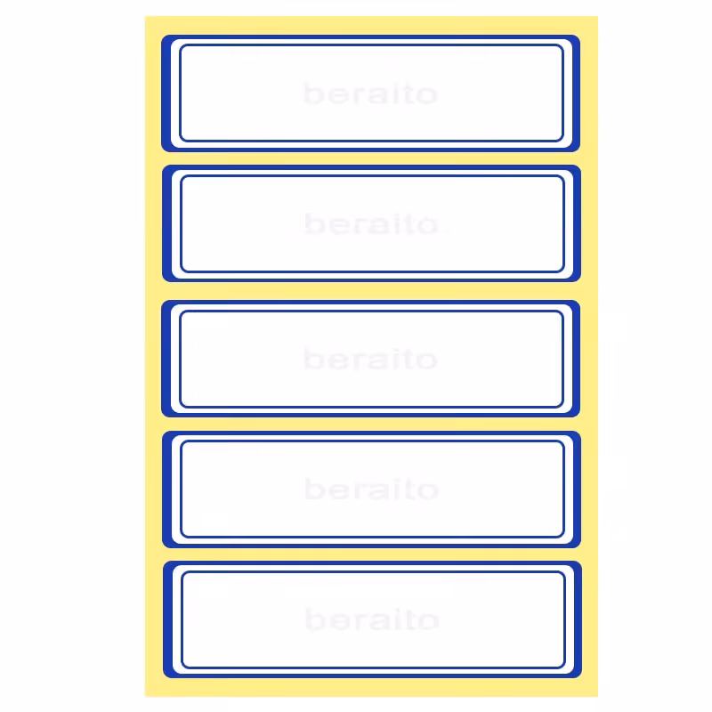خرید برچسب دور آبی سایز 23 × 60 میلی متر بسته 100 برگی
