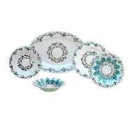 سرویس غذاخوری 25 پارچه آذین اوپال مدل زرین کد 138