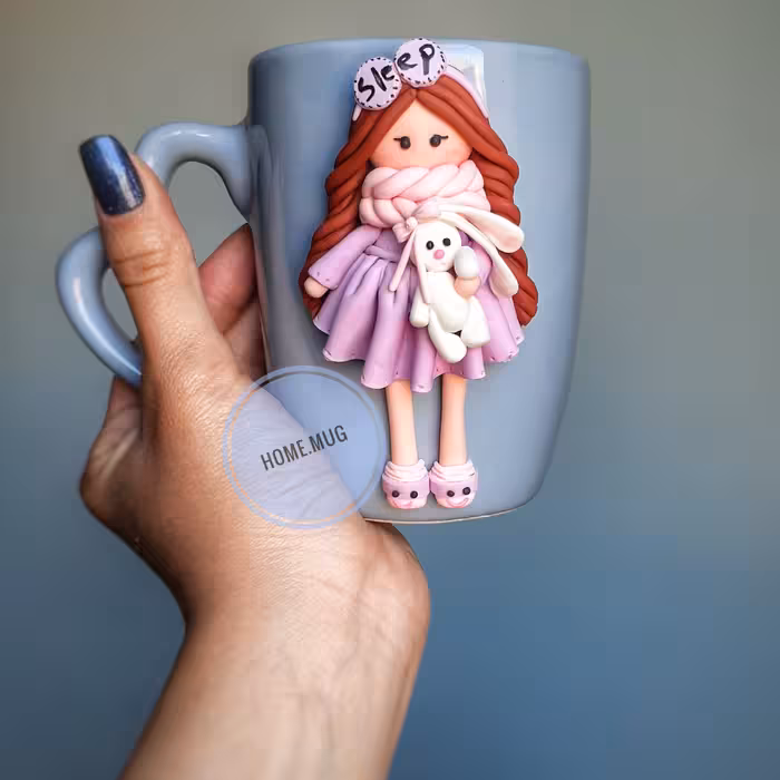 ماگ دختر روس خرگوشی