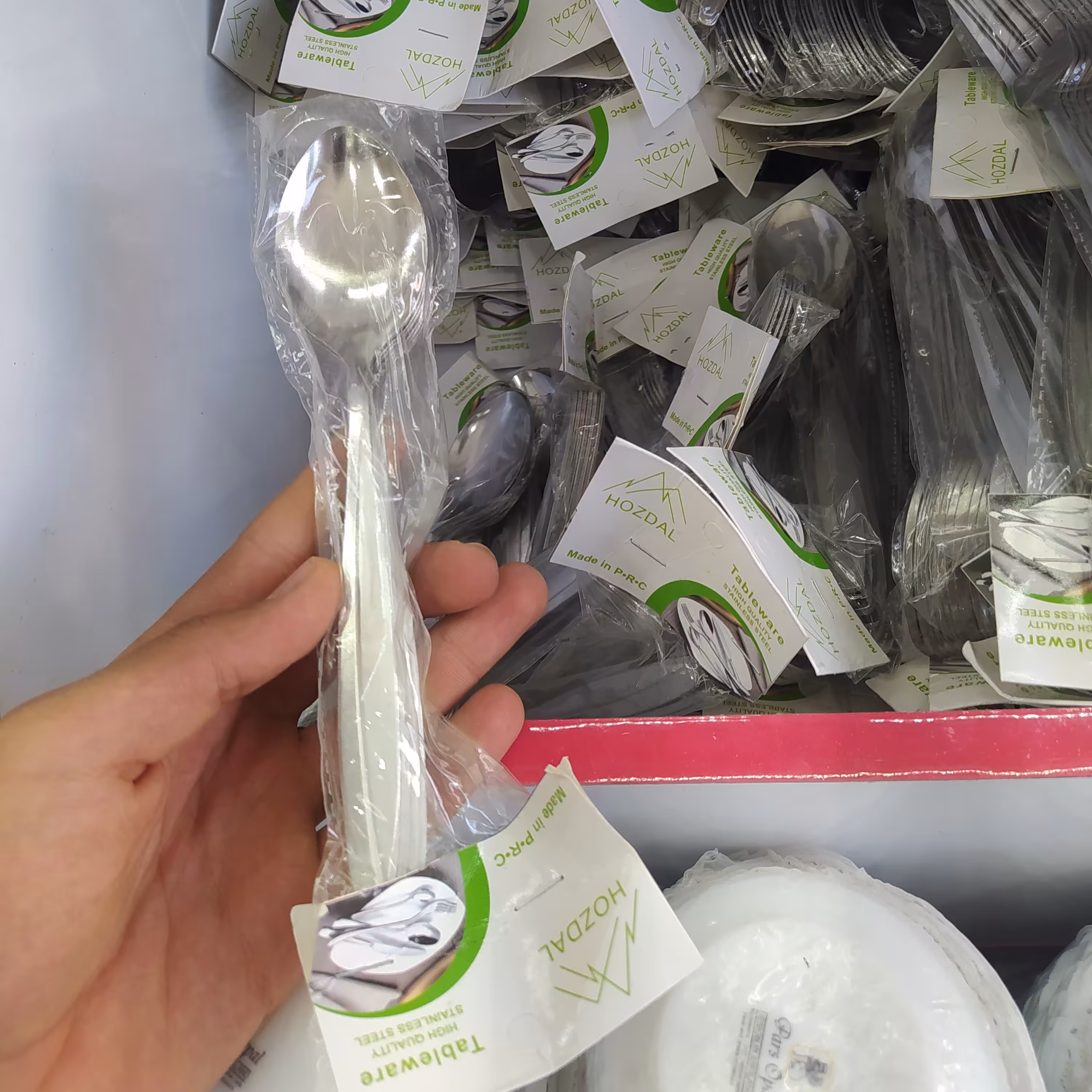 قاشق استیل طرح ماینز