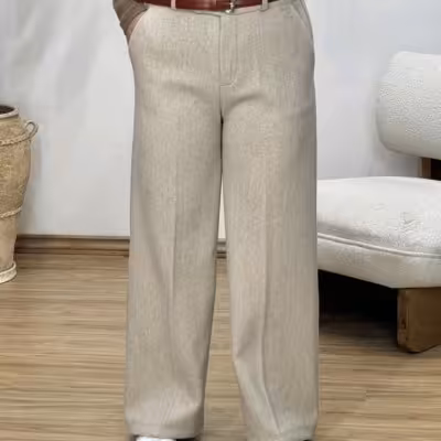 شلوار بگ فوتر ضخیم گرم بالا