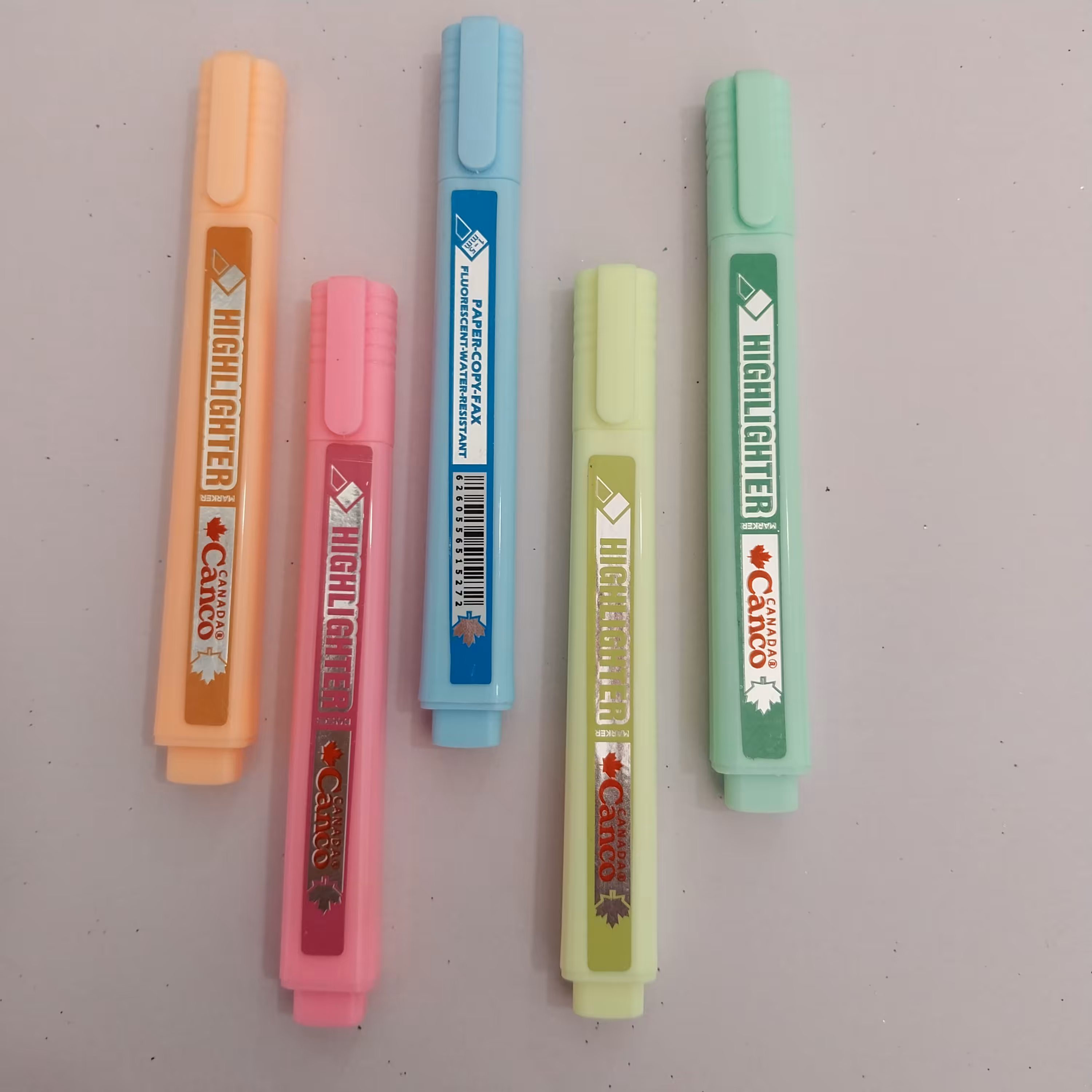 ماژیک هایلایت  کنکو  CANCO  با رنگ های پاستیلی