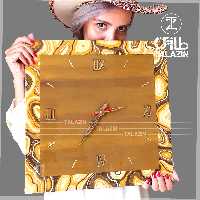 ساعت دیواری 40 سانتیمتر ، طرح شَفَق ، موتور آرامگرد