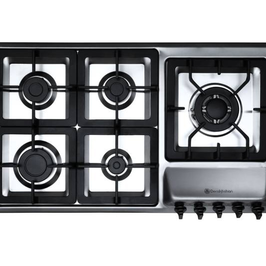 اجاق گاز صفحه ای استیل درخشان مدل G619