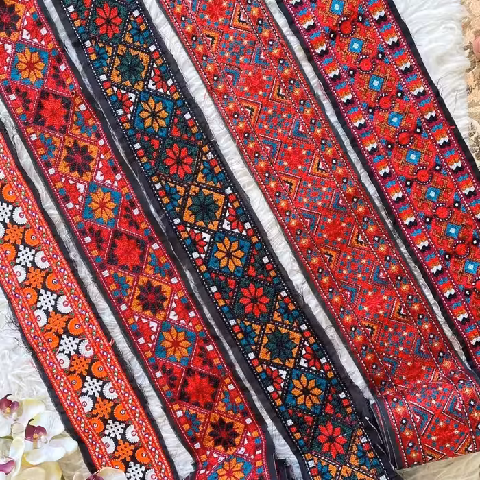 نوار سنتی بلوچ دوزی عرض 10سانت