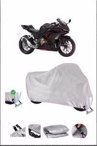 چادر موتورسیکلت خاکستری قفل HONDA CBR500R سازگار با ضد آب دوام موتور سیکلت TARKET GRAY Breen