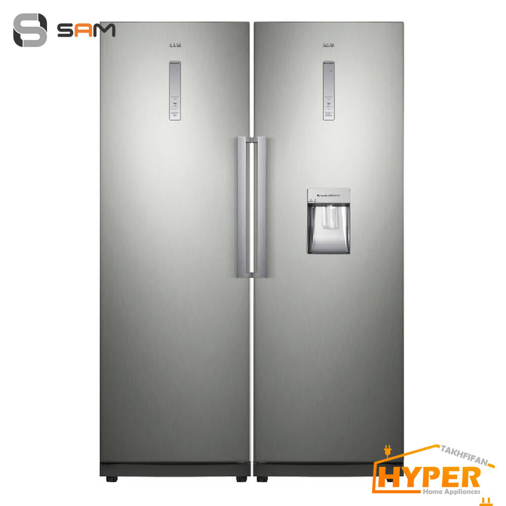 یخچال فریزر دوقلو سام RR60S-RZ60S نقره ای 40 فوت