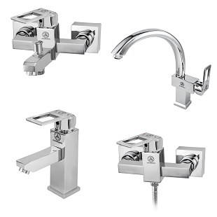 ست 4 تکه شیرالات قهرمان مدل فلت