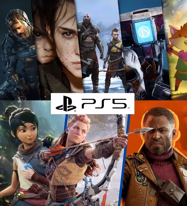 پکیج نصب 5 بازی انتخابی برای دستگاه پلی استیشن 5
