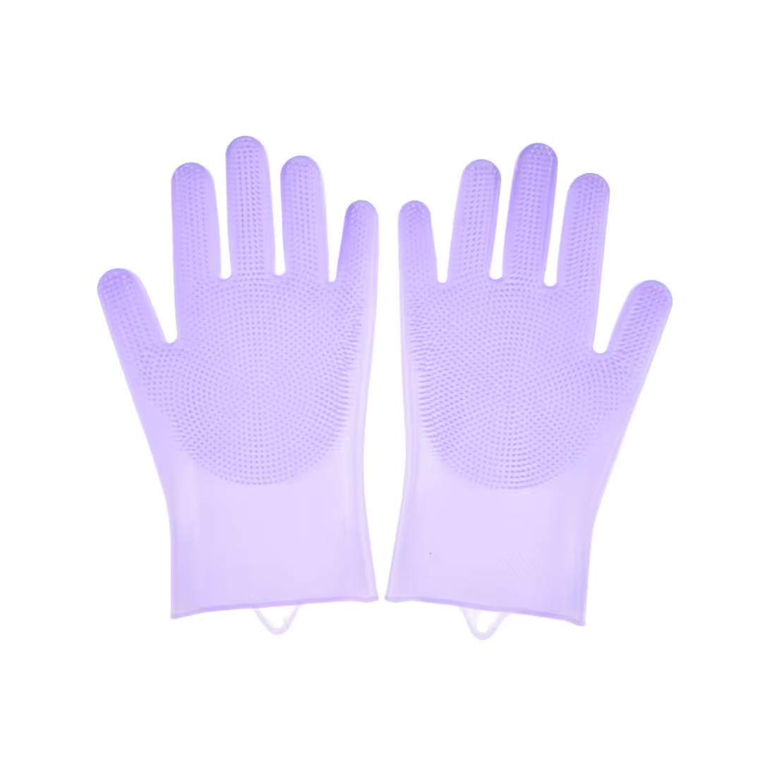 دستکش آشپزخانه اسکاچ دار ساق کوتاه