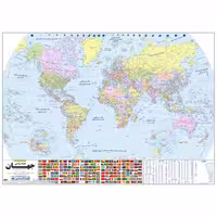 خرید نقشه سیاسی جهان مدل گیتاشناسی نوین