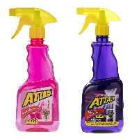 اسپری شیشه پاک کن و اسپری ضد بخار شیشه اتک حجم 500ML