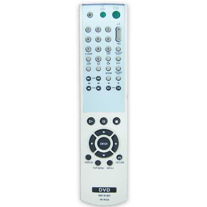 کنترل دی وی دی ضبطی سونی SONY DVD مدل RMT-D166P SE-R338