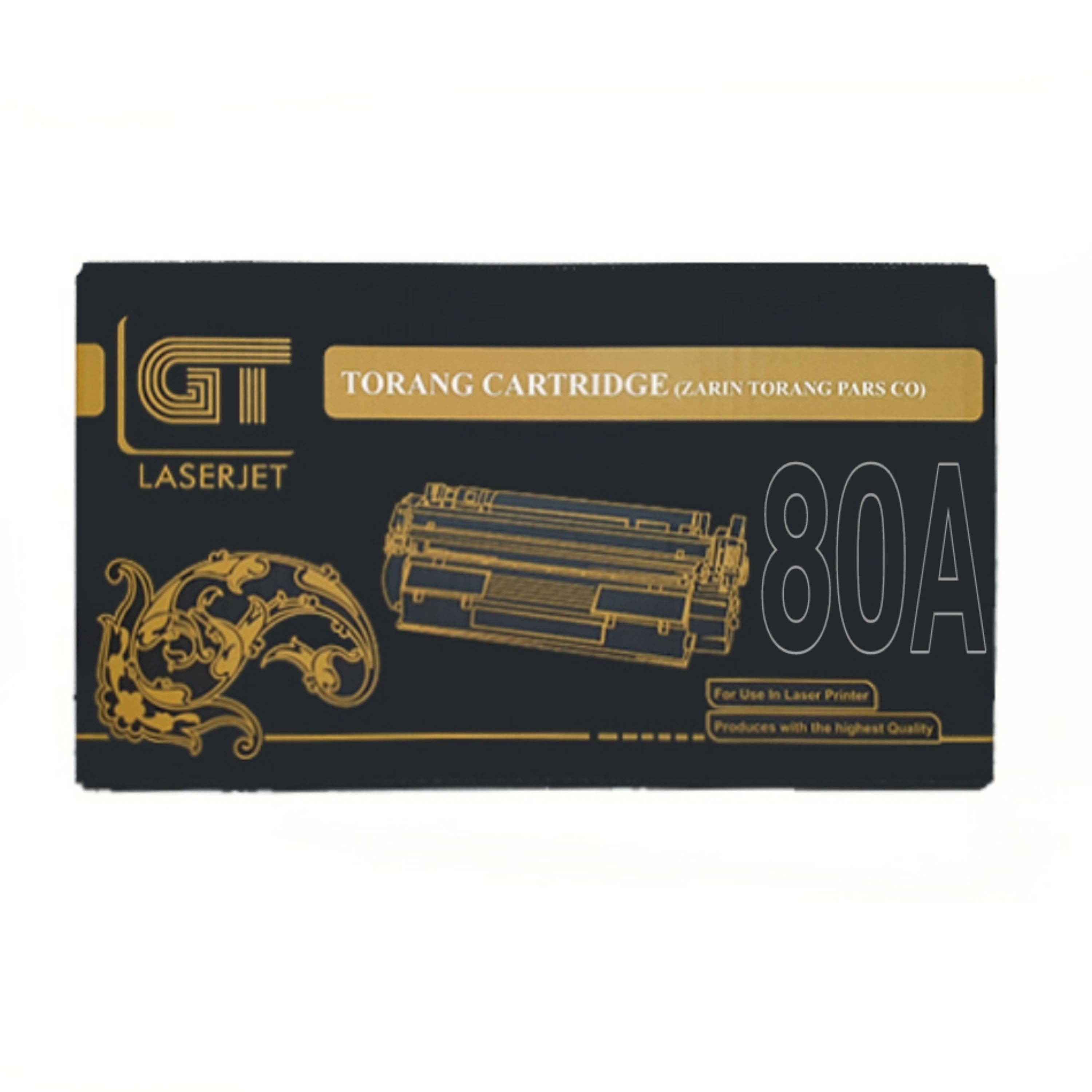کارتریج تونر لیزری مشکی جی تی GT 80A (با ضمانت و گارانتی)