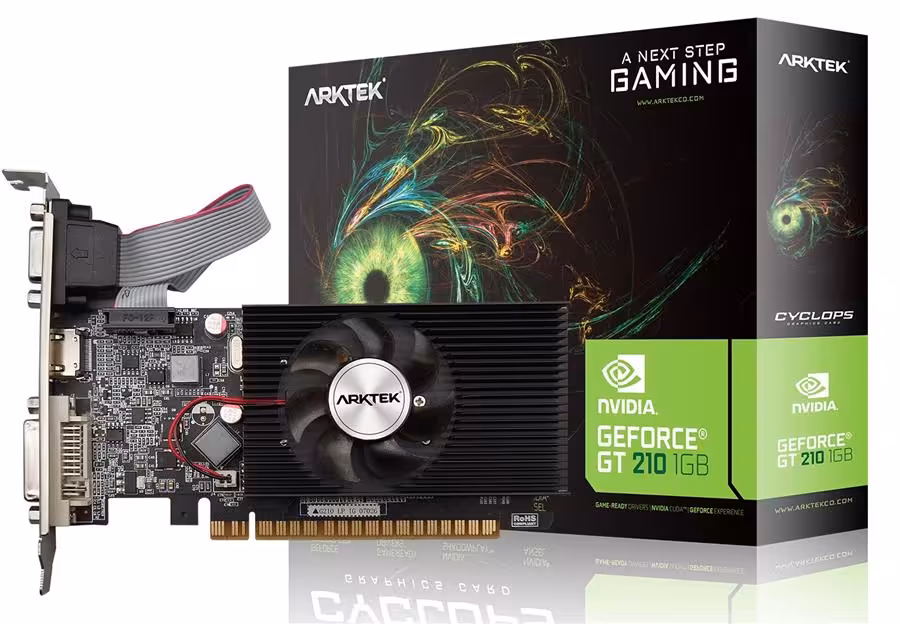 کارت گرافیک آرکتک مدل جی 210 با حافظه 1 گیگابایت