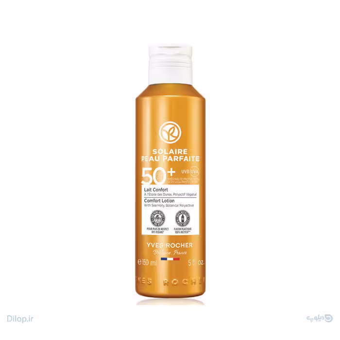 لوسیون ضد آفتاب صورت و بدن ایوروشه SPF 50 حجم 150 میل