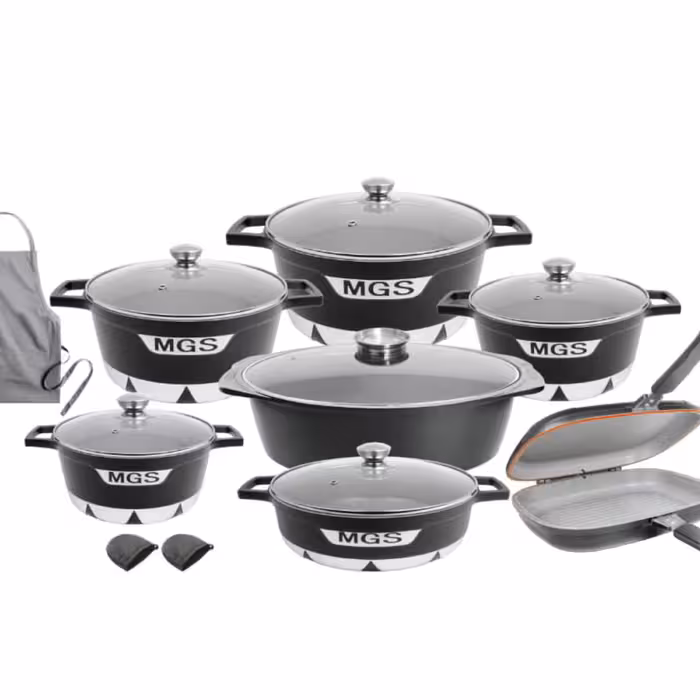 سرویس قابلمه 17 پارچه Mgs مدل جرمن c