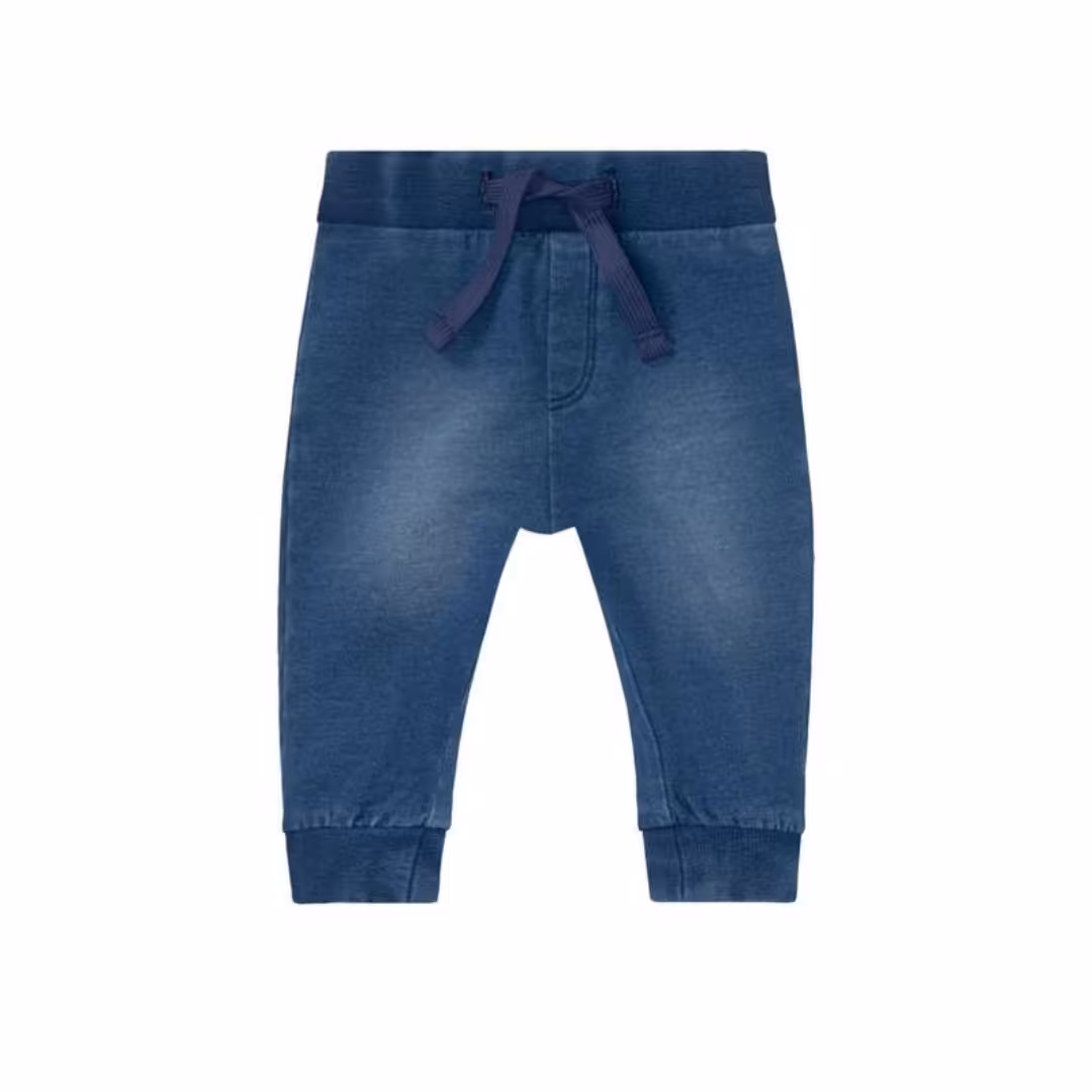 شلوار طرح جین دخترانه و پسرانه لوپیلو سایز 1 تا 2 سال قد کودک 86 تا 92