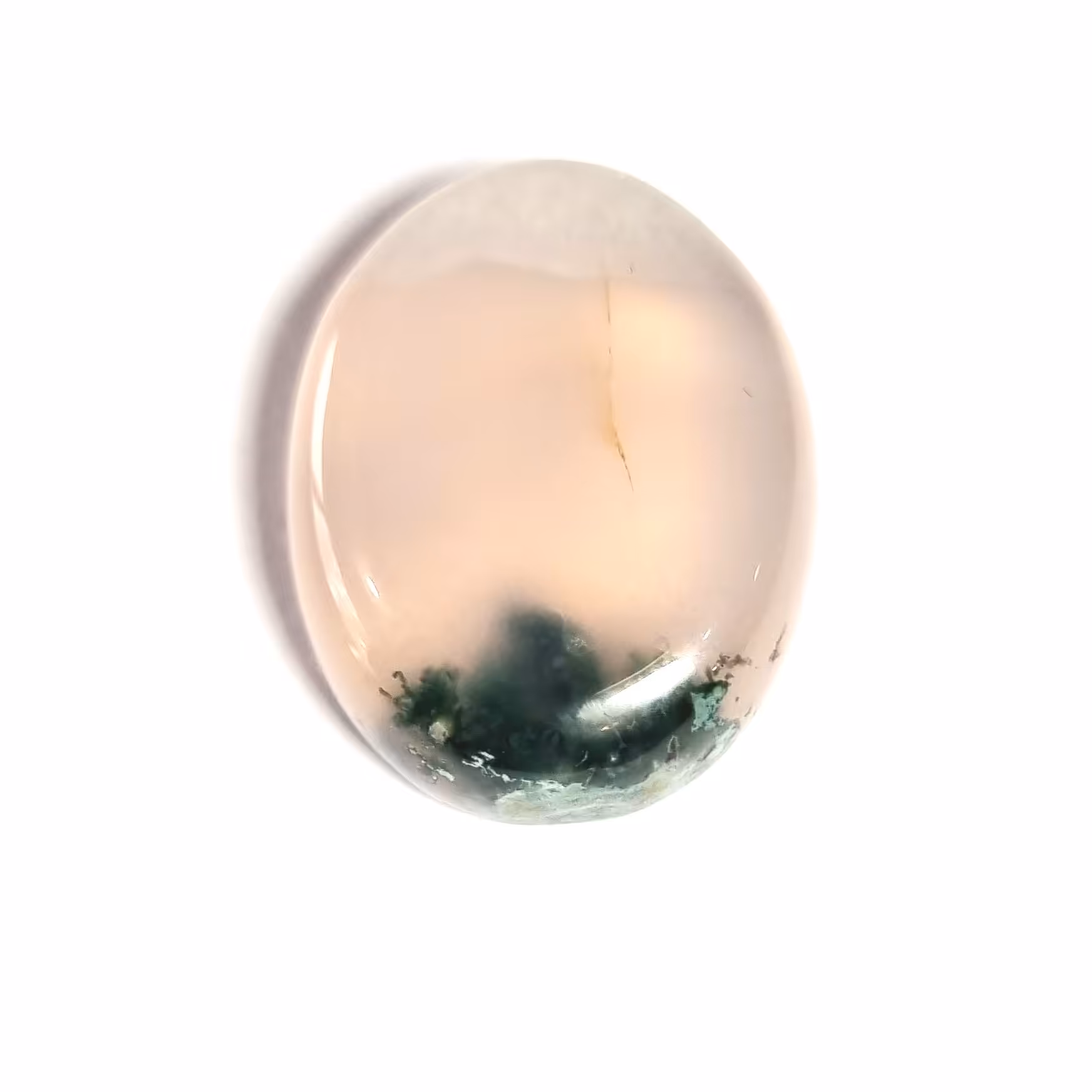 نگین عقیق شفاف.