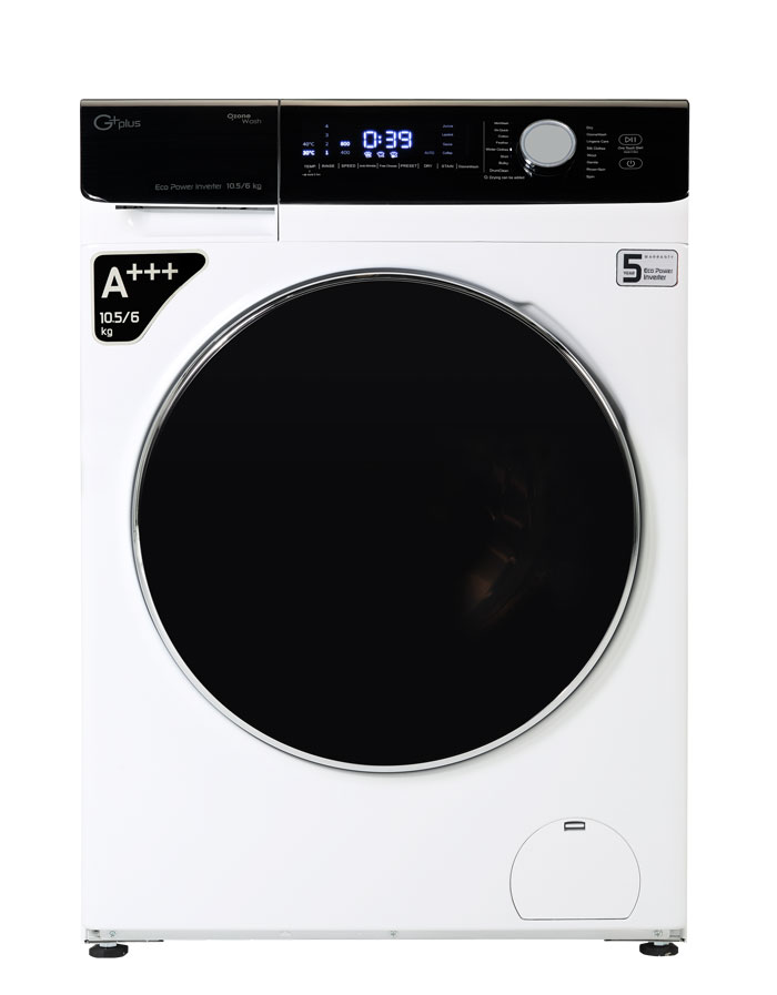 ماشین لباسشویی جی پلاس 105 کیلویی مدل GWM-M104W