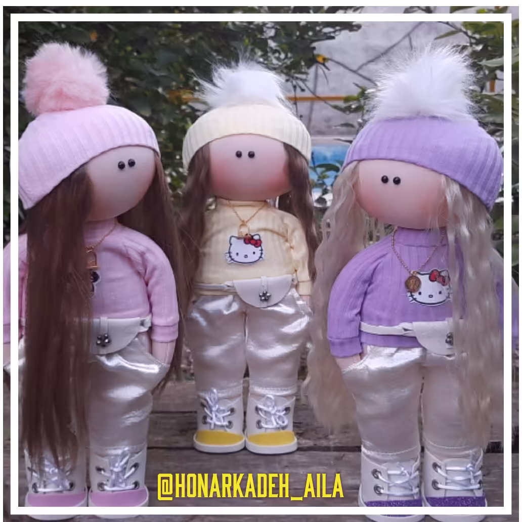 عروسک روسی دخترانه دستساز 35 الی 40 سانتی ارسال رایگان 