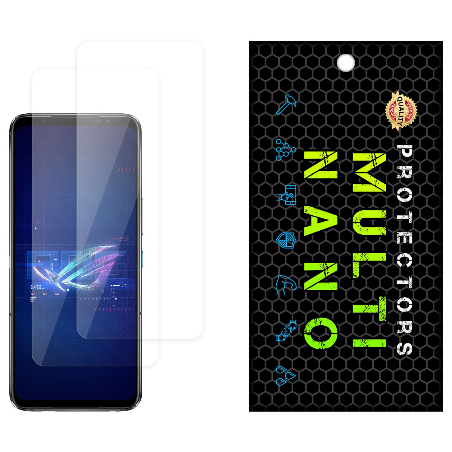 محافظ صفحه نمایش مولتی نانو مدل X-S2N برای ایسوس ROG Phone 6 Pro بسته دو عددی
