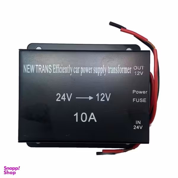 مبدل برق خودرو 24 به 12 ولت مدل 332