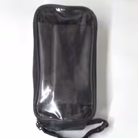 کیف موبایل دوچرخه شیمانو مشکی و آبی با جای هندزفری