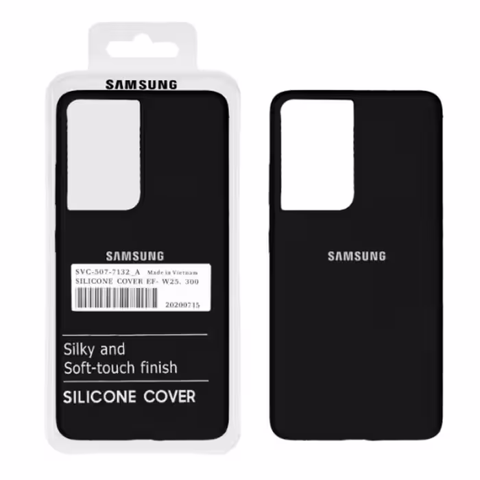 قاب گوشی سیلیکونی پاک کنی اورجینال درجه یک برای Samsung Galaxy S21 Ultra