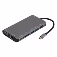 قیمت و خرید هاب و داک استیشن USB-C هشت پورت کی نت مدل K-MFCMS908 | یاس ارتباط