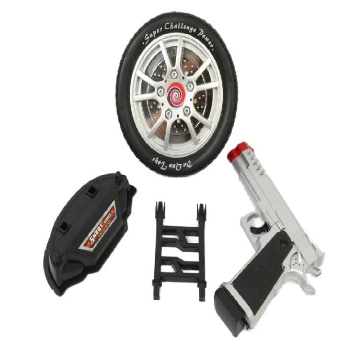 کلت لیزری با سیبل چرخشی اسباب بازی