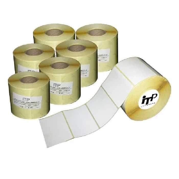 برچسب پرینتر لیبل زن آی تی پی مدل 1/ITP5080 کاغذی سفید 6 رول 1000 عددی