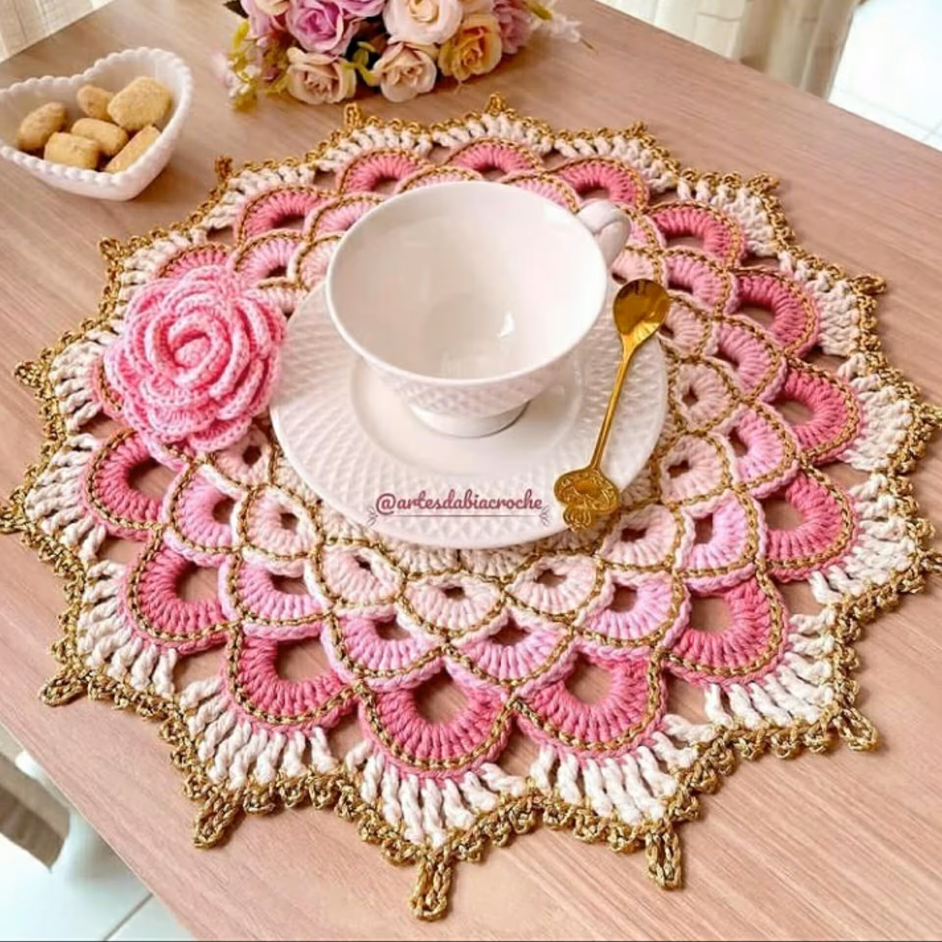 رومیزی و زیر بشقابی خیلی خاص