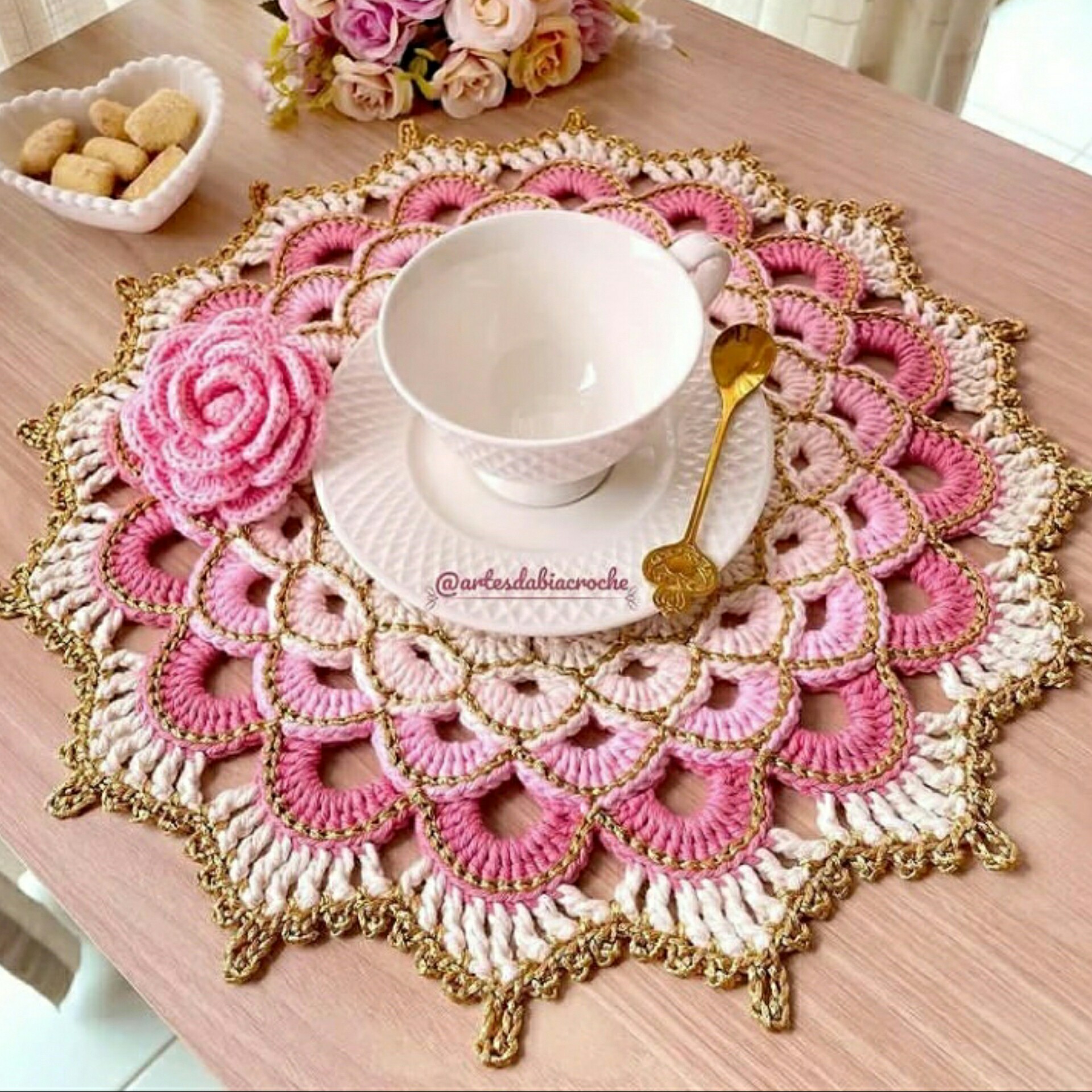 رومیزی و زیر بشقابی خیلی خاص