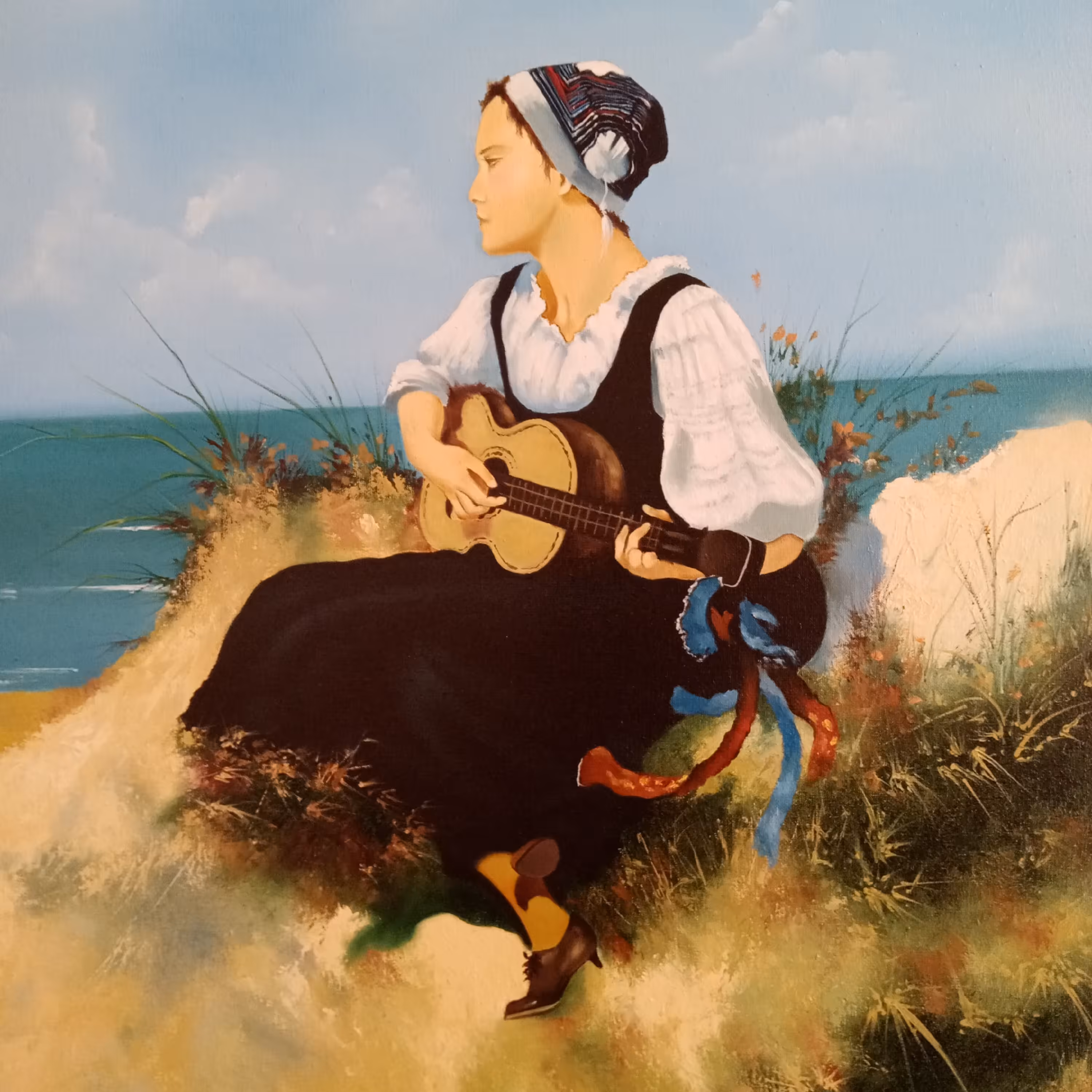 تابلو رنگ روغن چهره