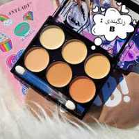 پالت کانتور و کانسیلر  (گریم ) دو دو گرل شماره  02 مناسب زاویه سازی و فرم‌ دهی صورت 