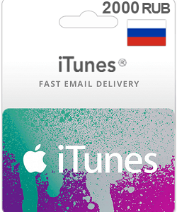 گیفت کارت آیتونز 2000 روبل روسیه