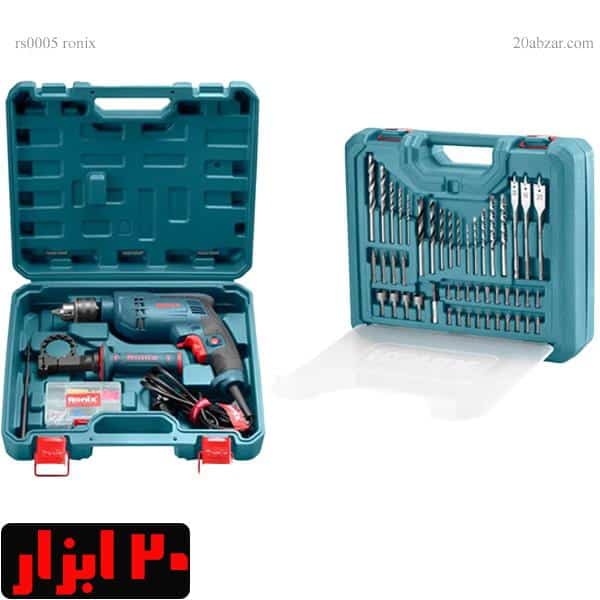 مجموعه 54 عددی دریل و متعلقات ابزار RS-0005 رونیکس