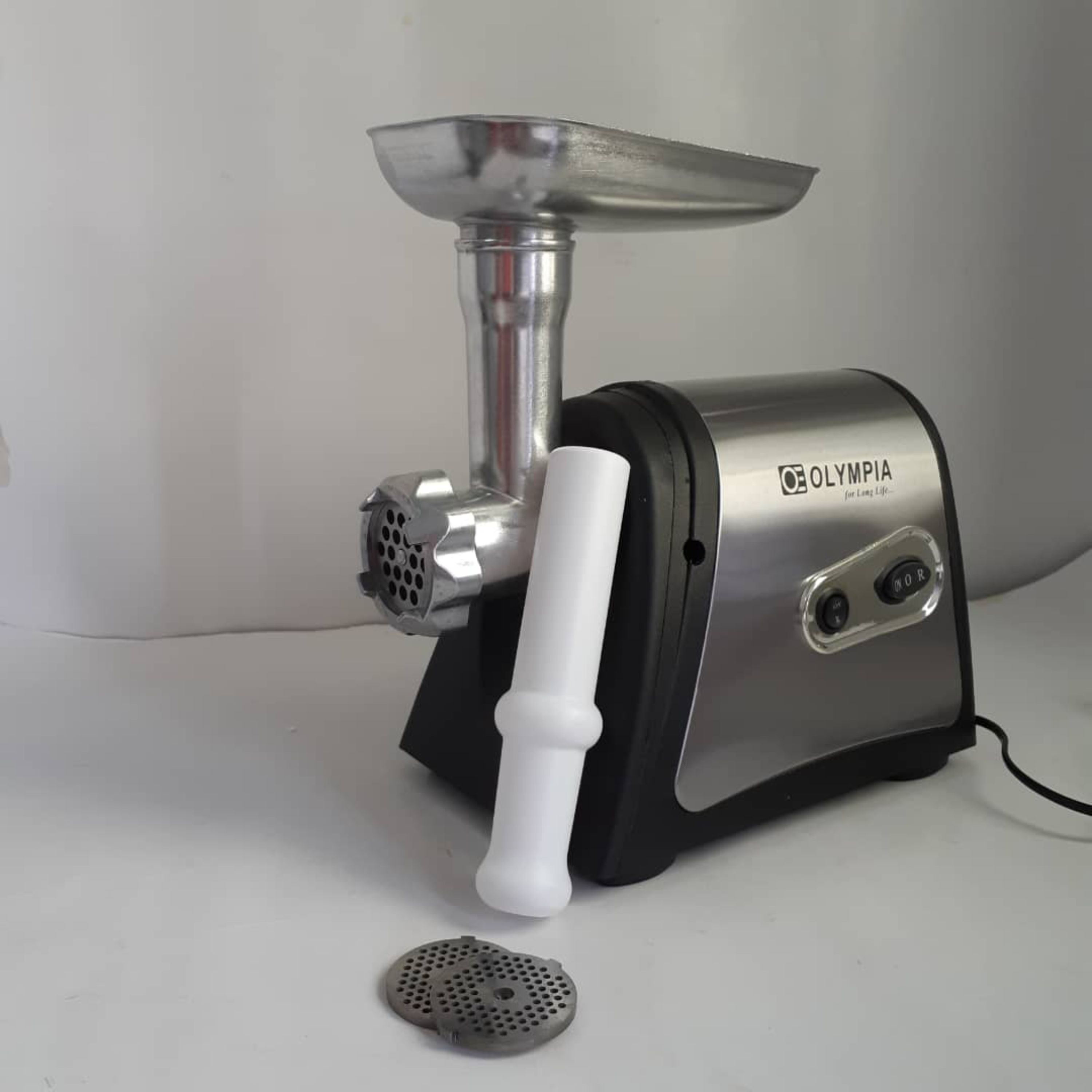 چرخ گوشت المپیا مدل OE-39 بدنه استیل 