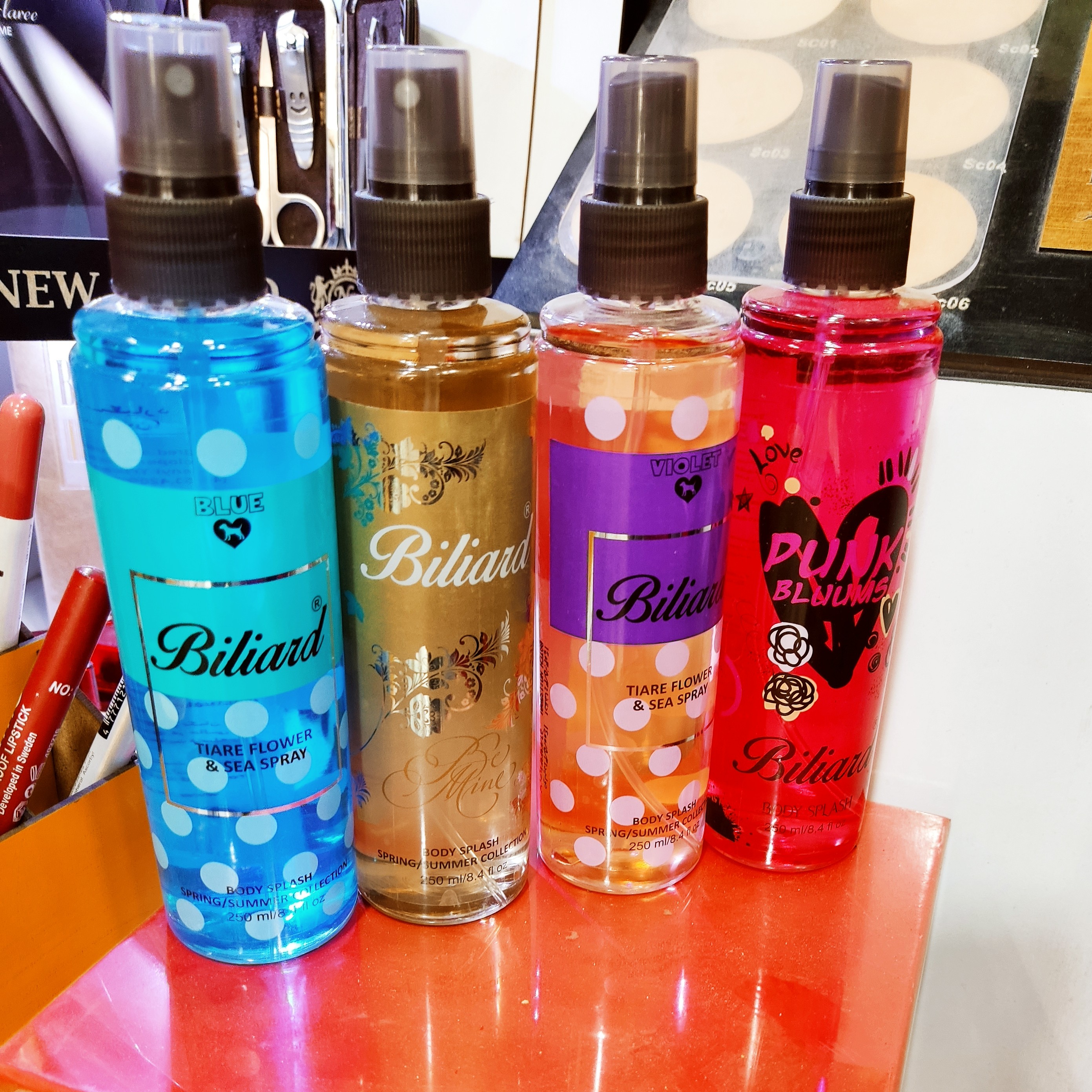 بادی اسپلش بیلیارد 250میلی در رایحه های مختلف زنانه و مردانه