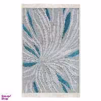 فرش ماشینی چاپی بدون تار و پود هانوکس مدل سالس کد HAM.554.1