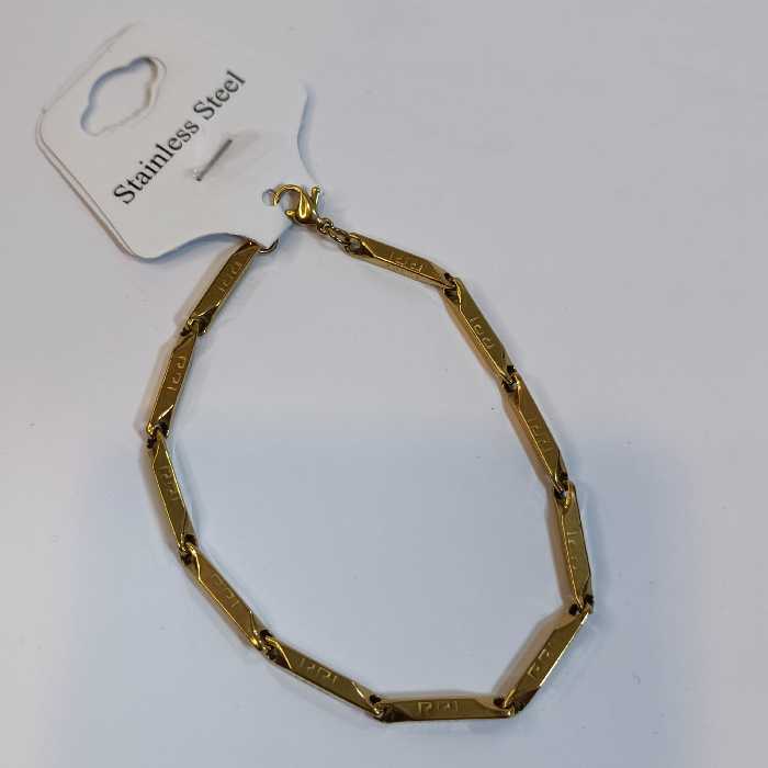 دستبند مدل کبریتی طلایی