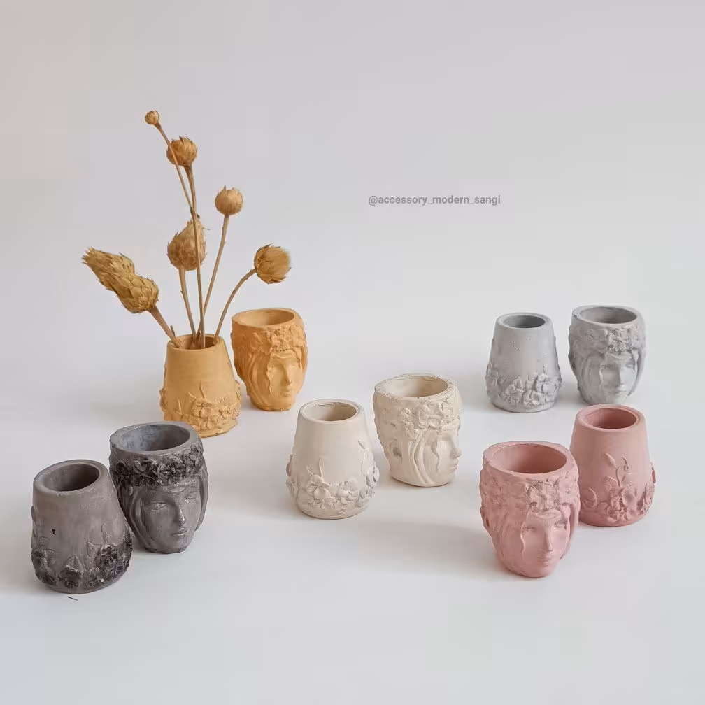 ست  دوتایی جای شمع و جای گل