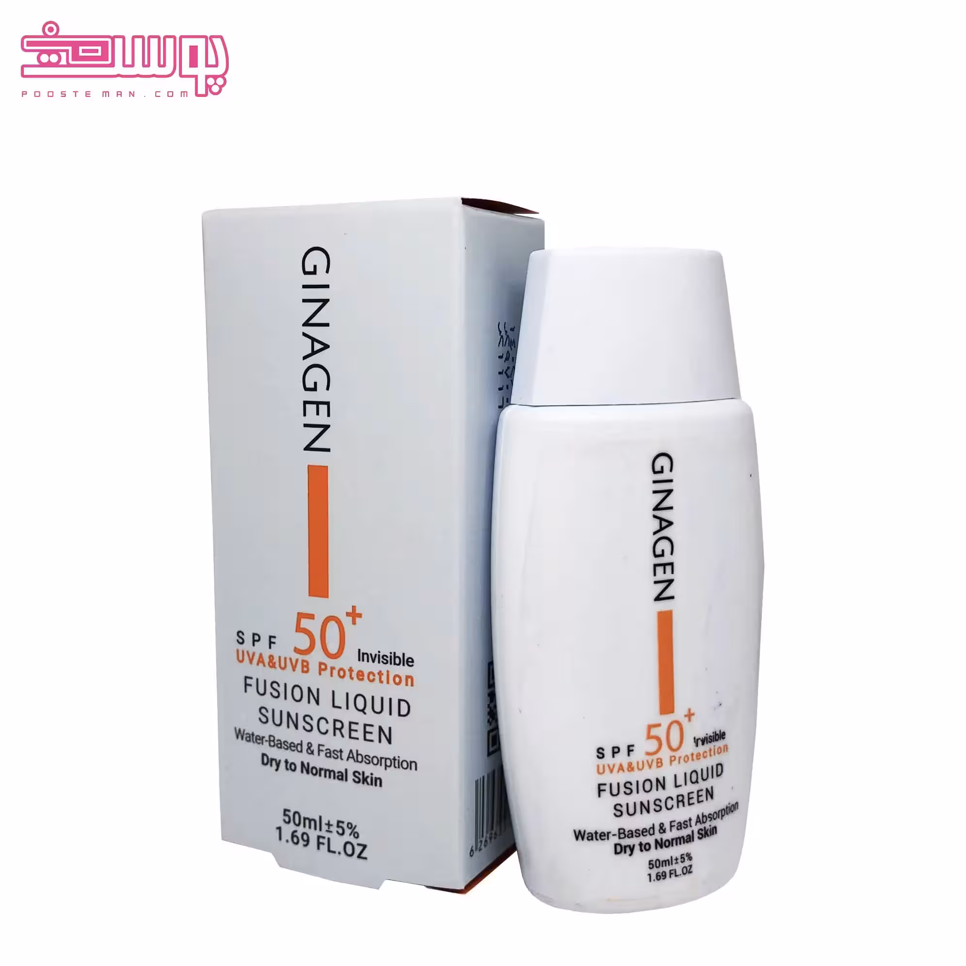 ضد آفتاب ژیناژن مناسب پوست خشک حجم 50ml